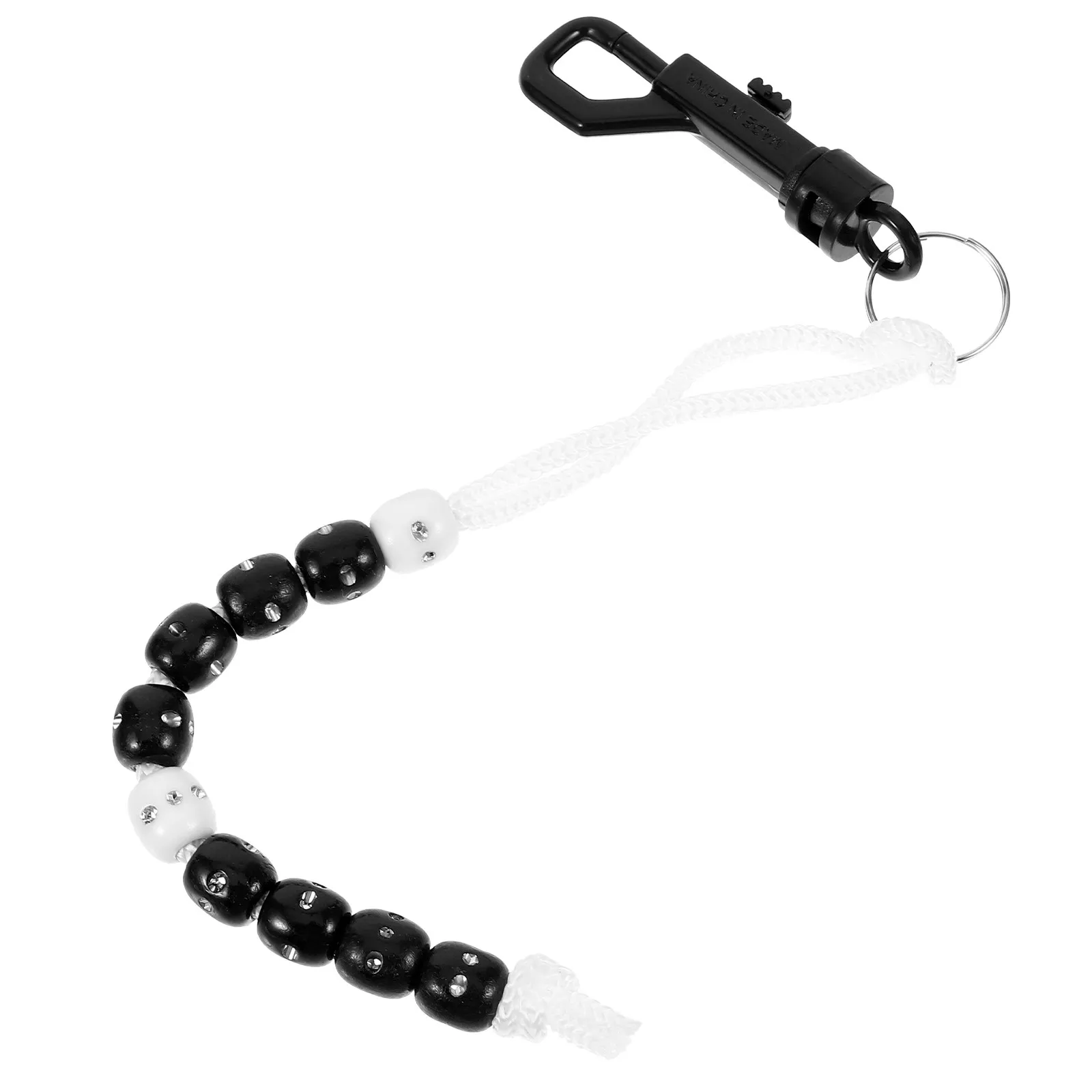

Golf Score Counter Plastic Rope Lightweight Buckle Design Portable Golfing Scoring Chain Golf Stroke Beads Counter Golfing