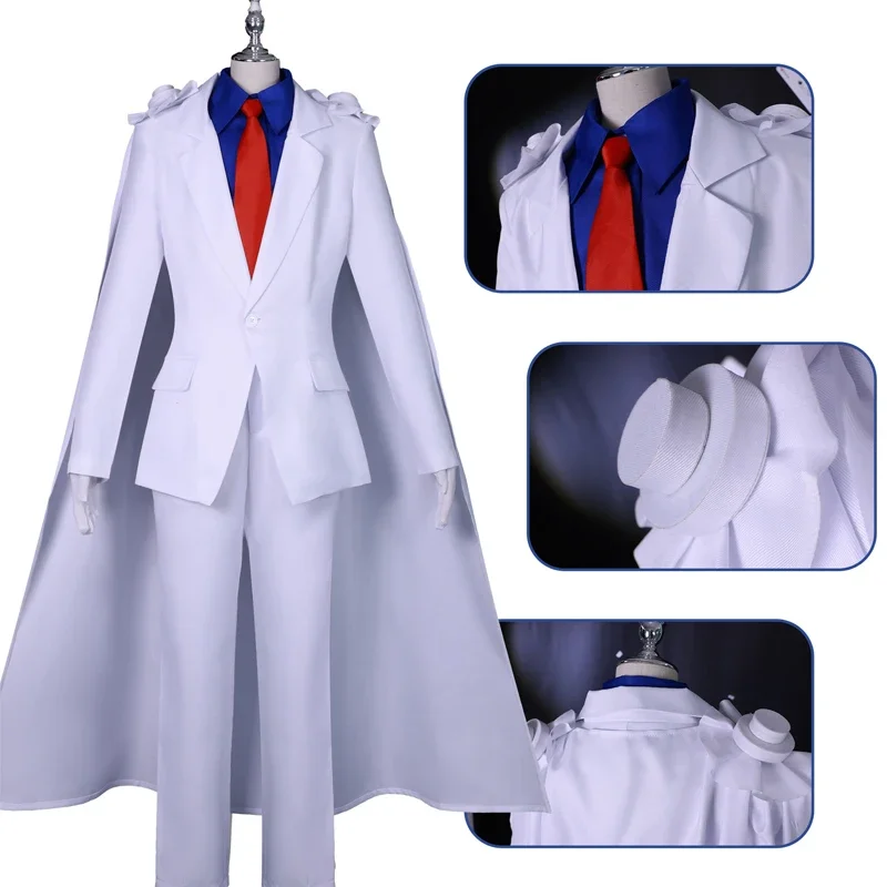 Anime Kuroba Kaito Cosplay Costume Carnival Uniform Anime Halloween Role Playing Holiday Party Costumes Game