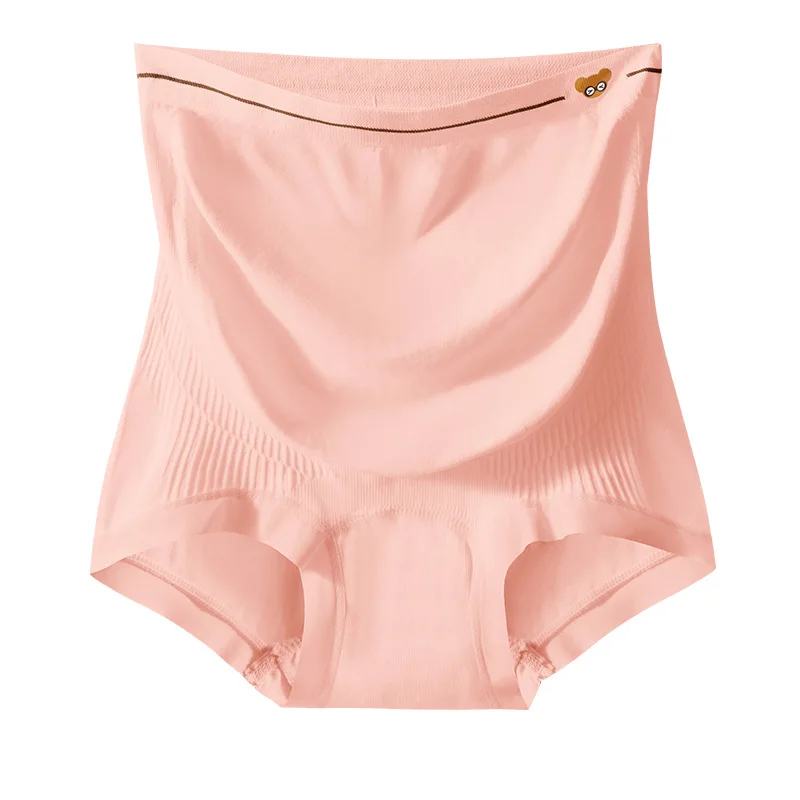 High-Waisted Maternity Briefs for Mid-to-Late Pregnancy 100% Cotton, Extended Crotch Length Seamless, Belly-Supporting Design