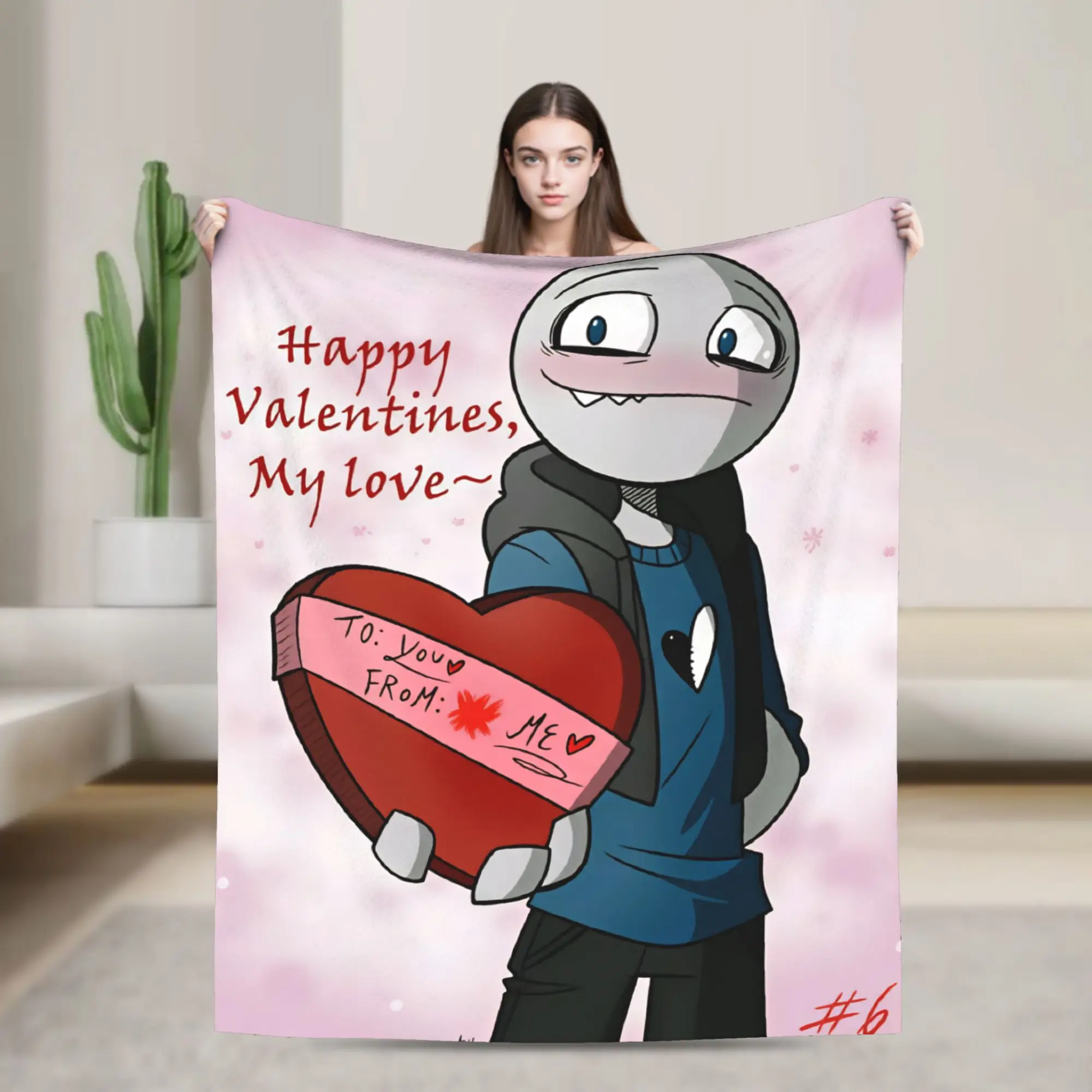 Warm Blanket Decorative Peter Game Y-Your B-Boyfriend Throw Blanket  Flannel Bedspread For Couch Bed Pattern Sofa Bed Cover