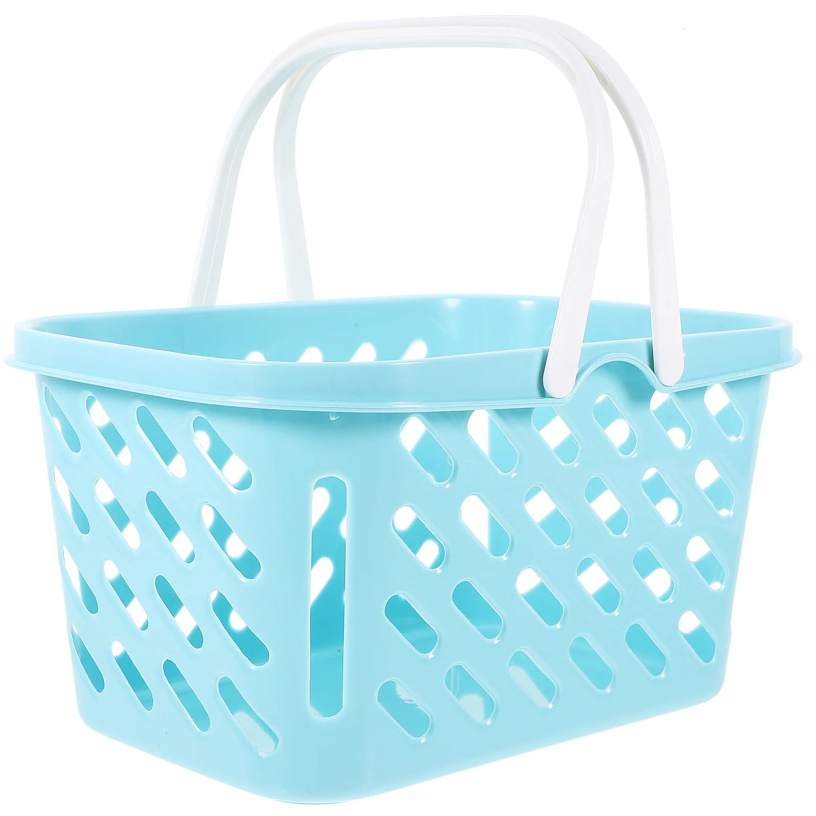 Home Shopping Basket Storage Small Baskets with Handles Nordic Plastic Toy Bins