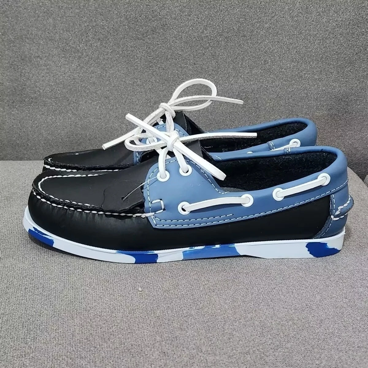 

Fashion Genuine Leather Boat Shoes Men Casual Shoes Luxury Brand Handsewn Non-Slip Loafers Men Moccasins Rubber Outsole