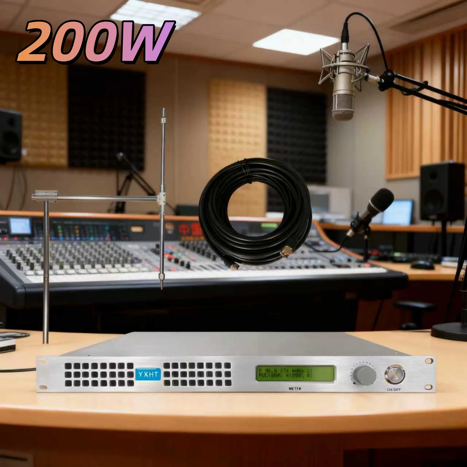 

TC- Professional 200W Stereo FM Transmitter – Tailored for Community Independent Radio Stations