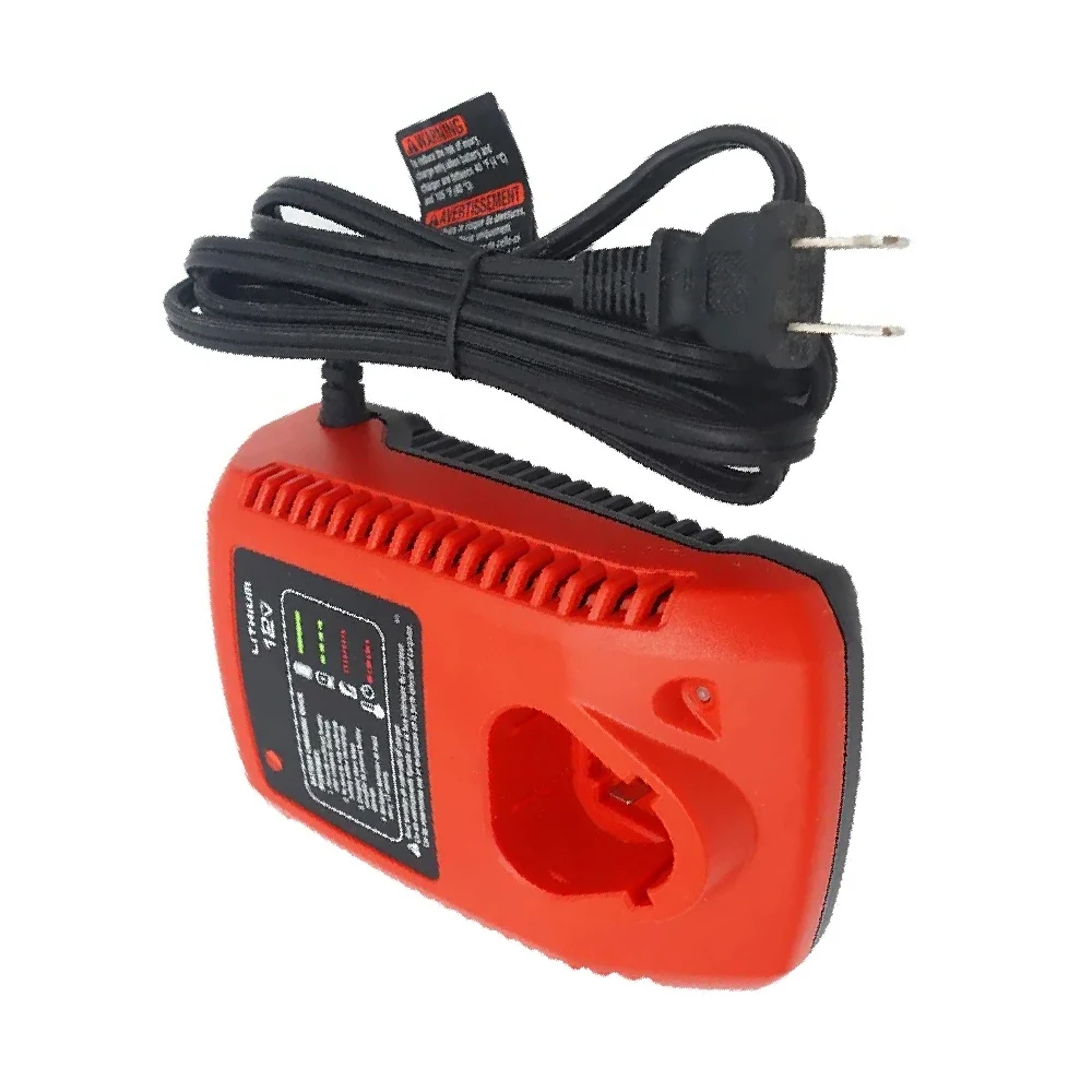 

Запчасти и аксессуары для электроинструмента Black & Decker: зарядное устройство для литий-ионных аккумуляторов 10.8V 12V серий LB12, LB1310 для электродрелей и шуруповертов