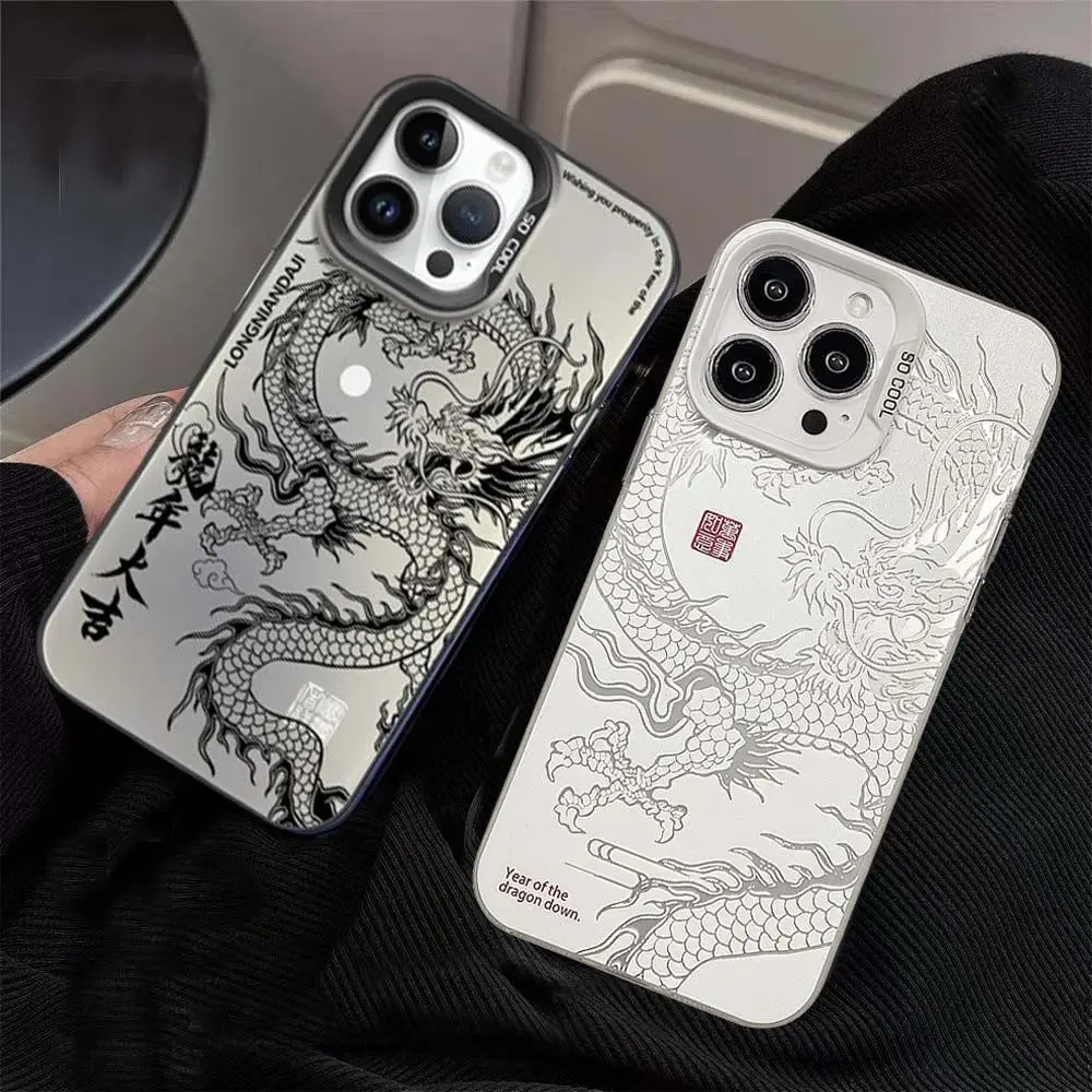 Good Luck Dragon Casing For Samsung GalaxyA50 A30S A30 A24 A51 A71 A31 A03 Core A02 A32 Phone Casing Fashion Film Hard Case