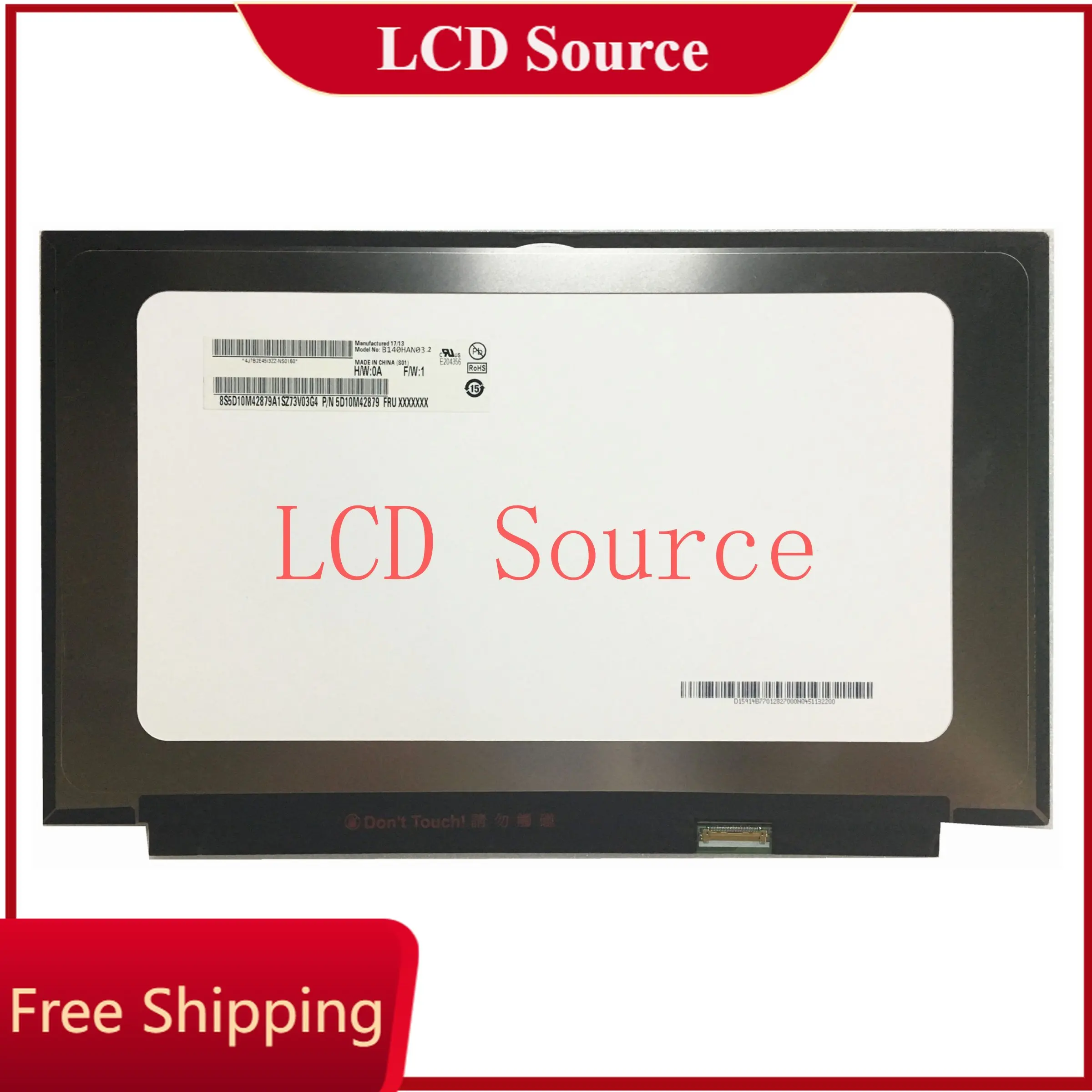 

B140HAN03.2 H/W:3A IPS Display New Back fold LCD LED Screen 14" FHD Replacement