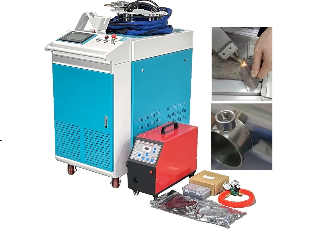 Fiber  spot welding machine 1000W 1500W 2000W welding machine is used for welding stainless steel and aluminum