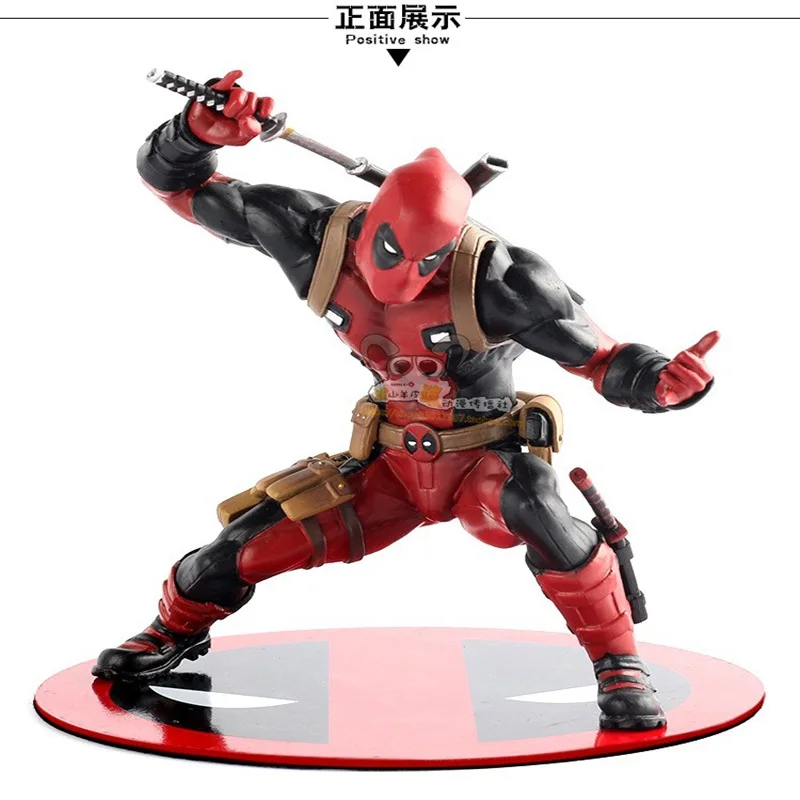 

Comic Hero Marvel Universe Deadpool Venom Slaughter Dc Animation Batman Flash Handmade Model Villain Doll Car Desktop Ornament