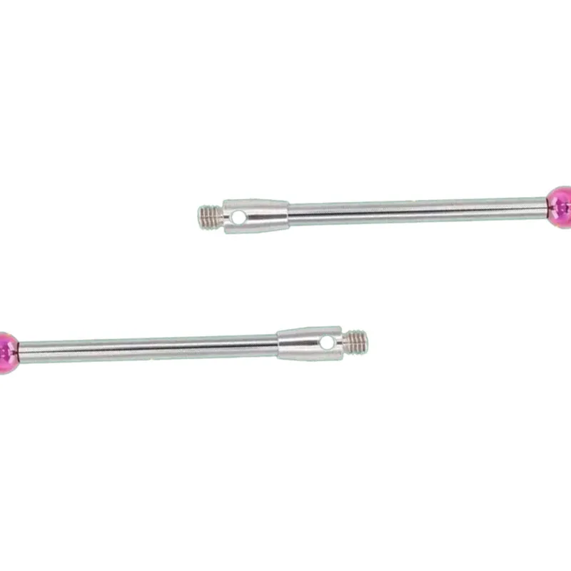 Accurate measurement of M2/M3 ruby stainless steel probe 0.5/1.0mm ball head probe machine tool measuring instrument probe