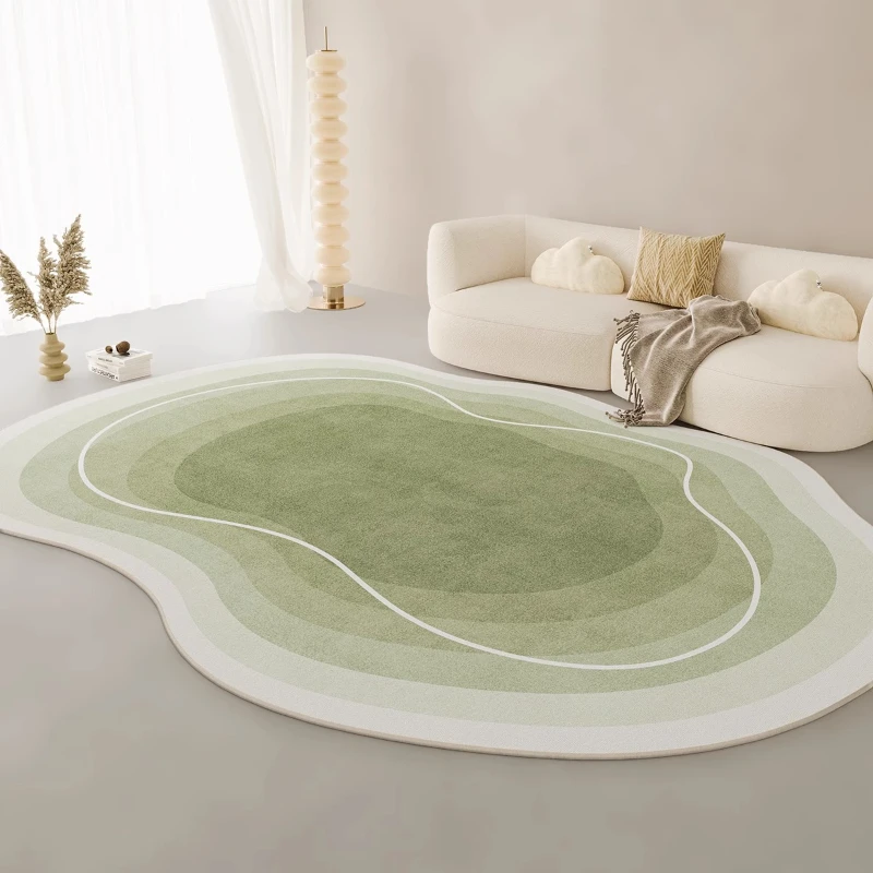 

French Style Rugs for Bedroom Irregular Shapes Living Room Decoration Carpet Thicken Plush Lounge Floor Mat Home Fluffy Soft Rug