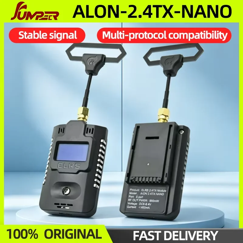 Module émetteur ELRS 2.4G Jumper ALON 2.4TX NANO T-PRO 2.4Ghz 500mW ExpressLRS pour avion RC, drone FPV et quadricoptère