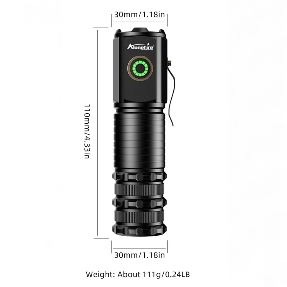 Linterna LED USB-C recargable para coche – Luz estroboscópica portátil - imagen 4