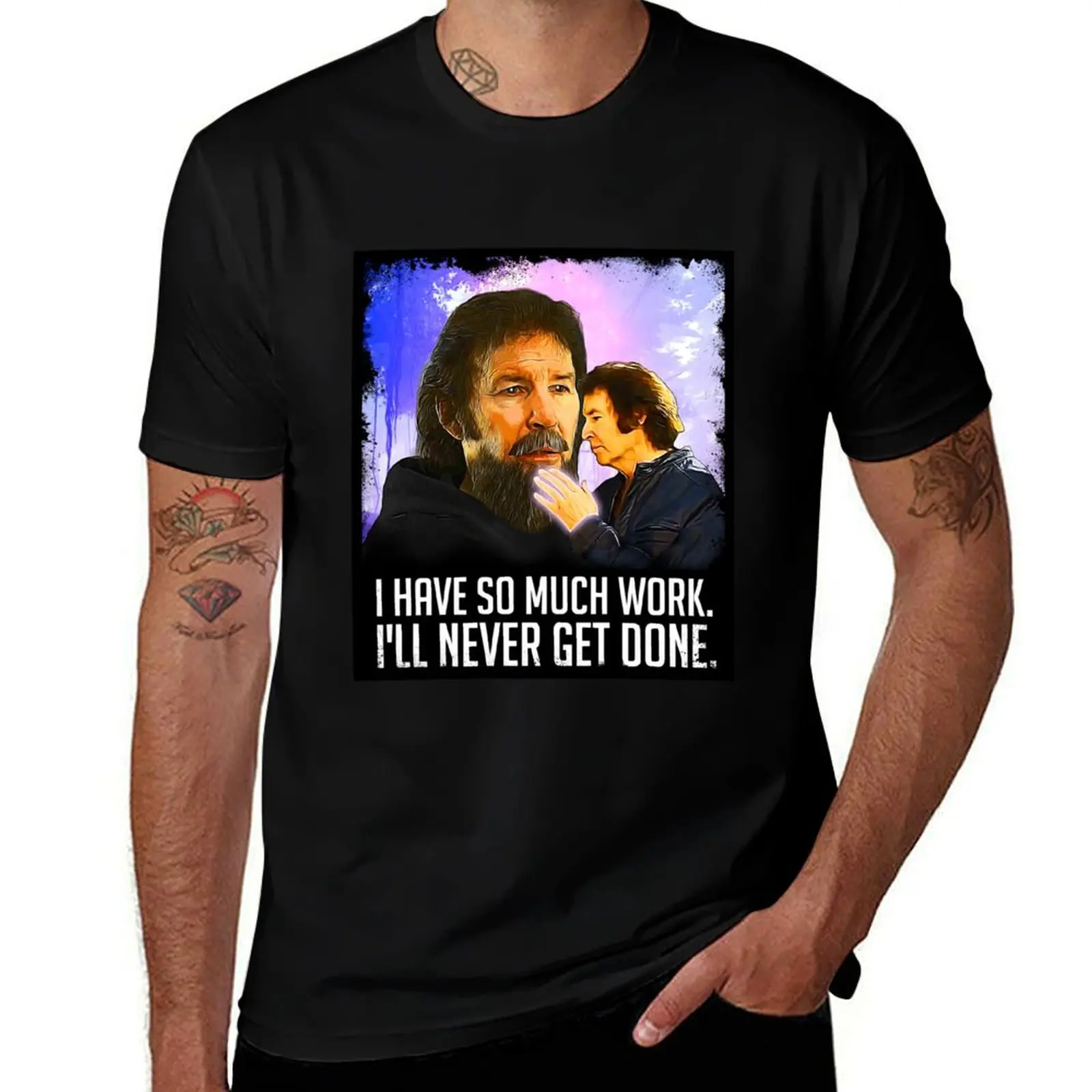 

Much Work So T-Shirt Everyday Wear Basic Short Sleeve Top