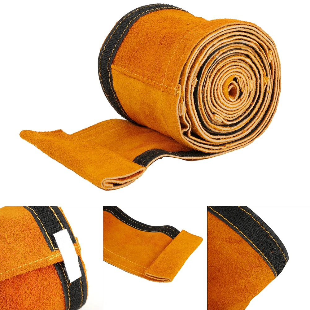 TIG Welding Torch Cable Cover Leather Stitched Carbon Felt Mig/Plasma Welding Sleeves Cable Length 3.5m/4m/7m/7.5m Welding Cover