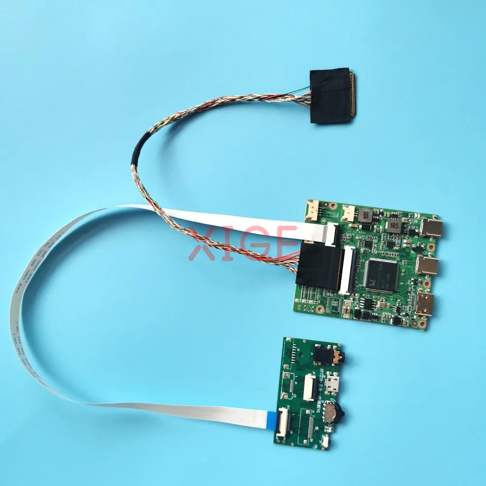 

For LTN156AT05-001/301/802/H01 LVDS 40 Pin Mini-HDMI USB-C TYPE-C 1366x768 Laptop Matrix 15.6" Controller Driver Board DIY Kit