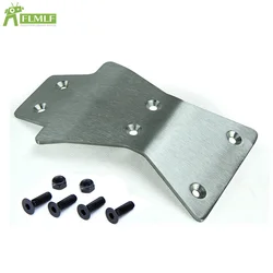 Stainless Front Bottom Steel Plate Reinforcing Protection Plates Chassis Shield Plate for 1/5 Losi 5ive T Rovan LT KMX2 Rc Parts