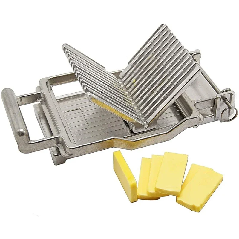 Commercial Cheese Slicer Dicer Cutter for Cheese Strip Luncheon Meat Block Separating