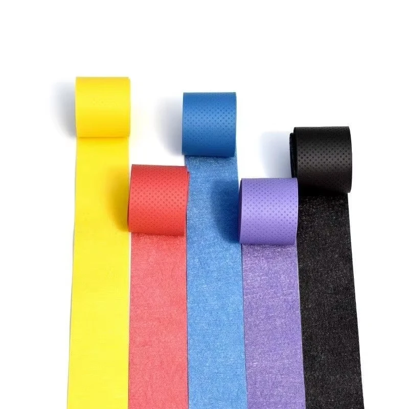 10   andom coloAnti slip wrapping tape, horizontal bar dumbbell lifting ring anti slip hand glue, badminton handle wrapping tape image 6