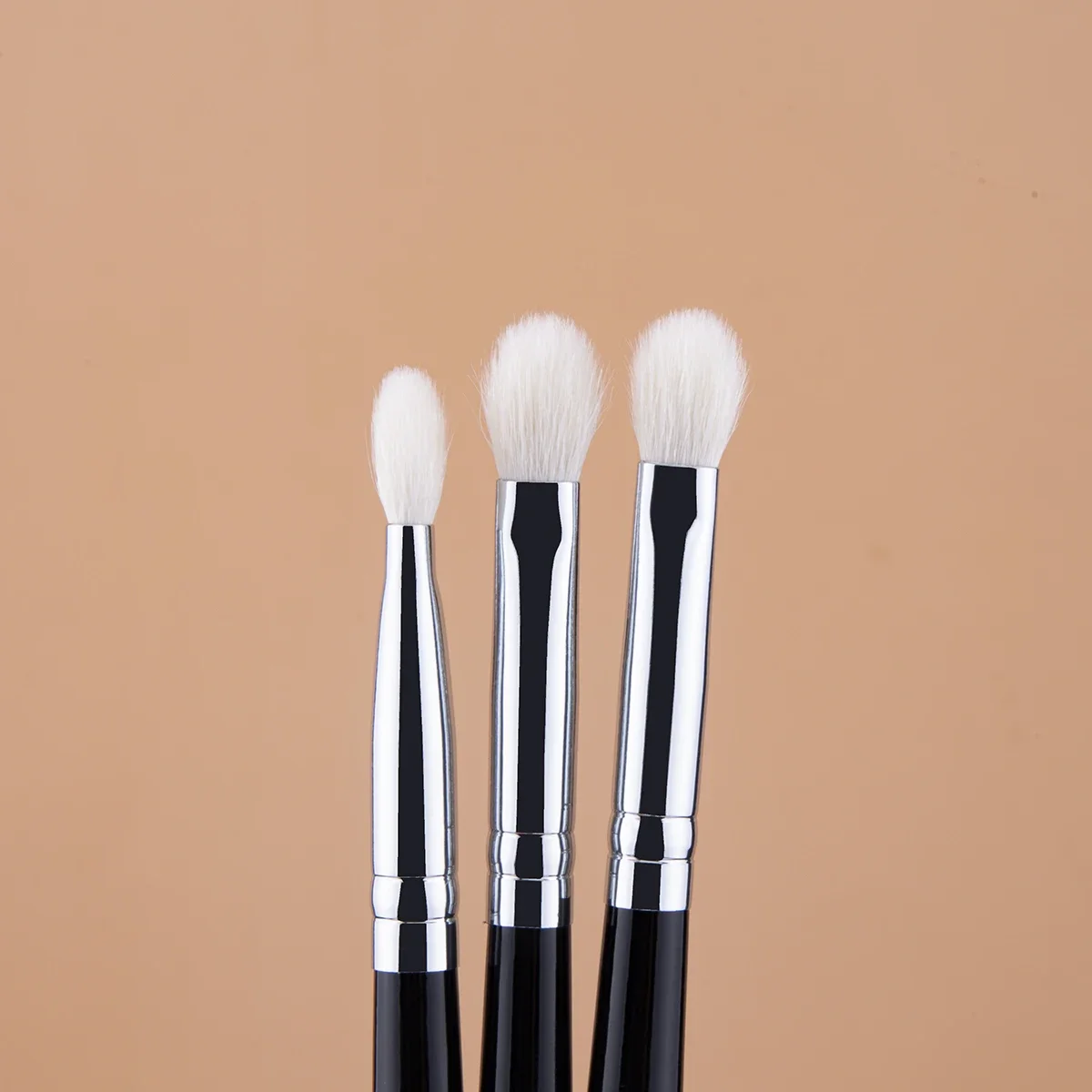 Pennello per ombretto per trucco Pennello per ombretto in pelo di capra al 100% Pennelli per trucco per sfumatura Strumenti per trucco per sfumatura di ombretti Pro betulla