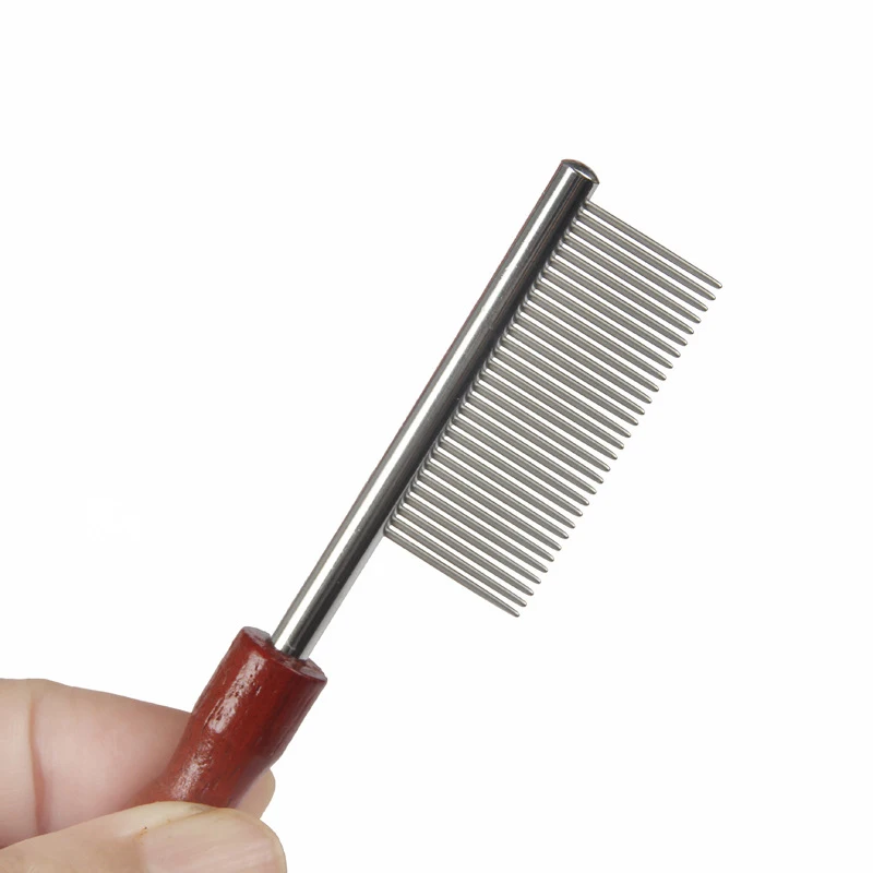 Gentleman Barber Styling Metal Comb Stainless Steel Men Beard Comb Mustache Care Shaping Tools Pocket Hair Comb Salon Styling