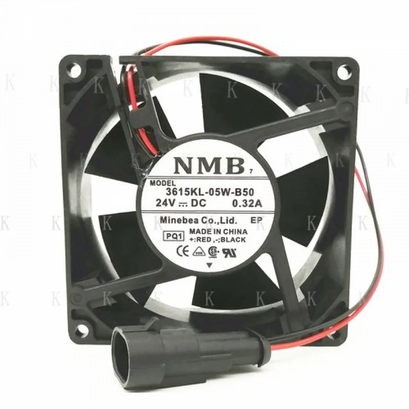 C  FOR  NMB Inverter ACS800 Waterproof Fan NMB 3615-KL-05W-B50 PQ1 24V 0.32A 9238 9CM