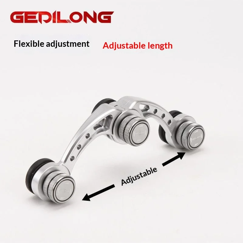 Angelausrüstung aus Luftfahrt-Aluminium: Knotenmaschine für GT, FG, PR Knoten, Schnurverbinder, Spulenwickler, Angelschnur-Knotenhilfe – Detail 3