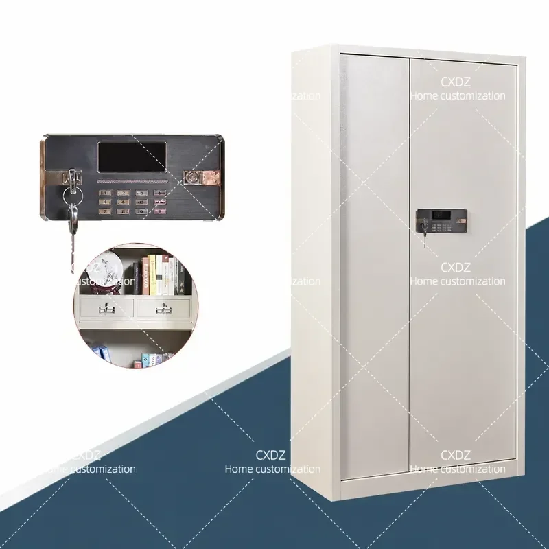 Electronic Password Fingerprint Security Cabinet Financial File Storage Multi Drawer Data Locker Office Document Safe Box
