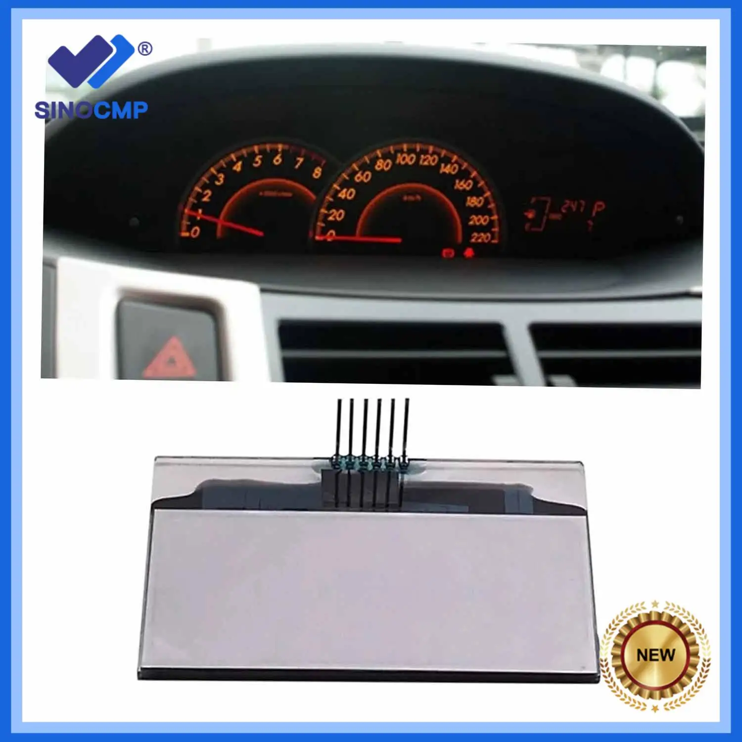 

1pc High Quality Instrument Cluster Dashboard LCD Display For Toyota Fit Yaris 2008-2011 Auto Parts