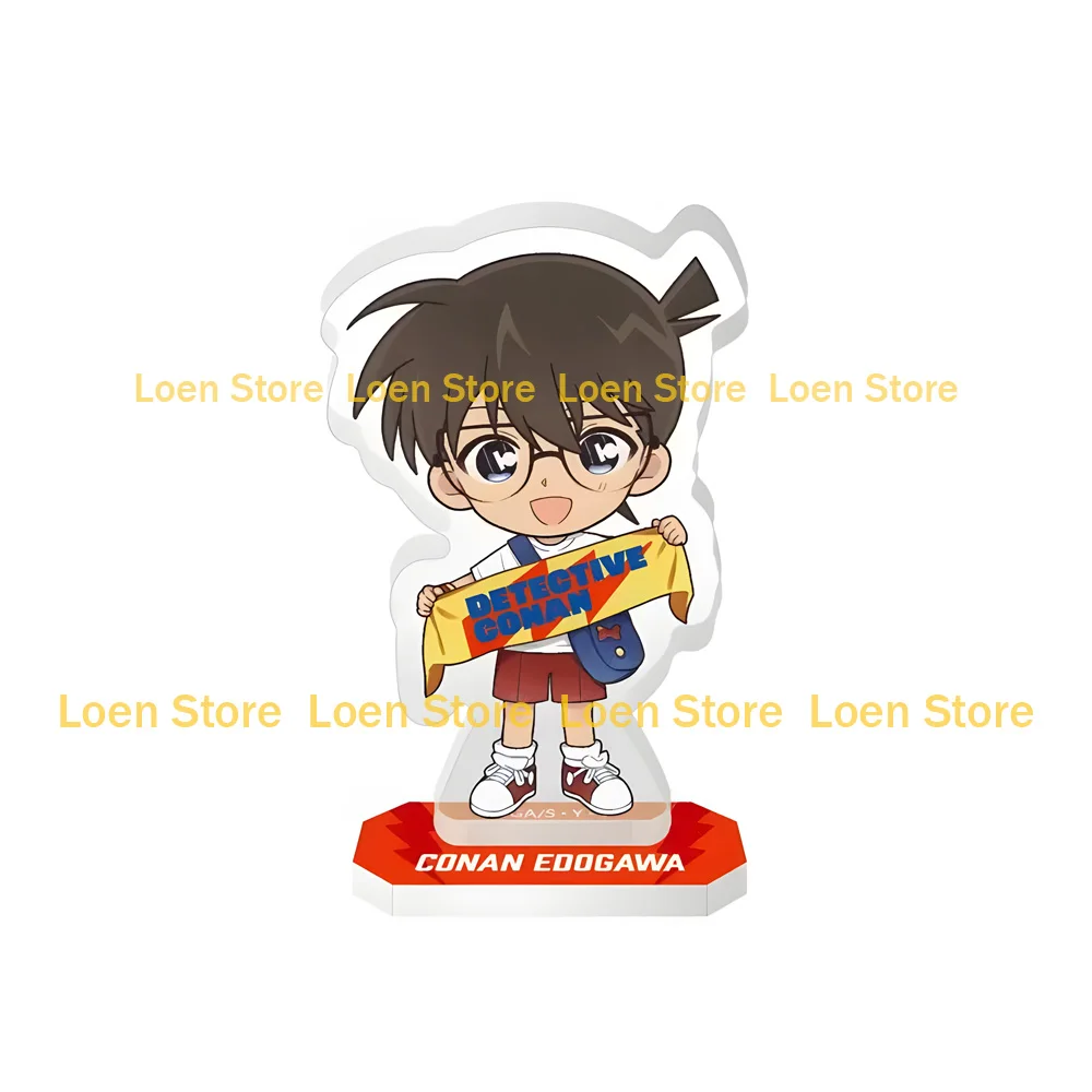 Loen Store Detective Conan anime peripheral Conan Kudo Shinichi Mouri Ran Mouri Kogorou 10CM Acrylic stand desk ornament gift