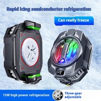 S28 Mobile Phone Cooler Backclip Cool Heat Sink Digital Display Cooling Radiator Live Streaming Game Cooler 15W