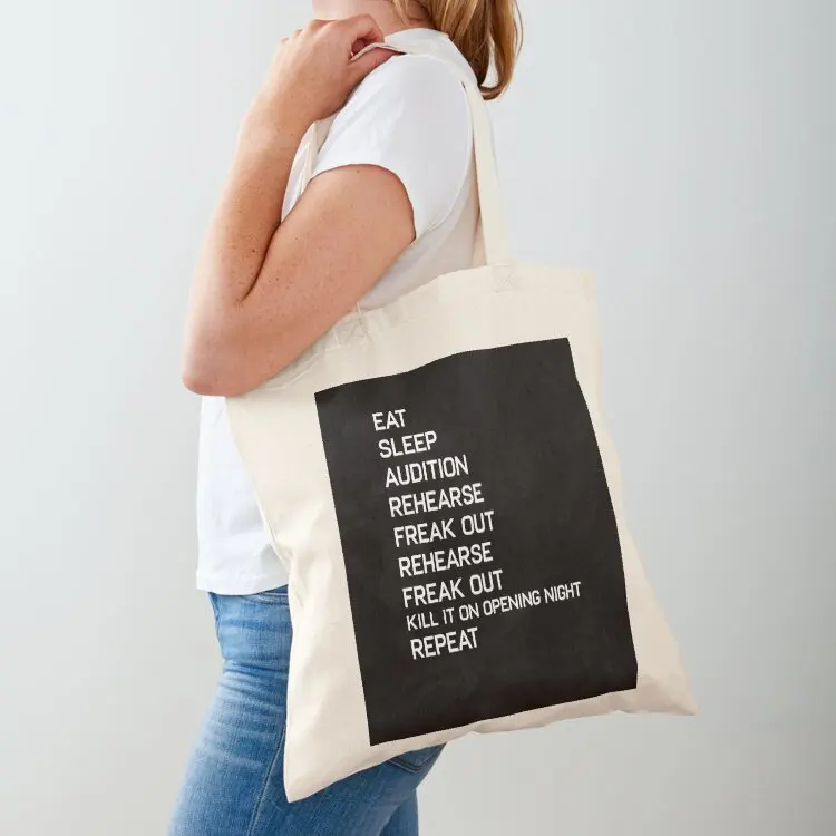 

Stage Left Stage Right Funny Theater Broadway Musical Actress Actor Tote Bag Large bags for women Custom bag