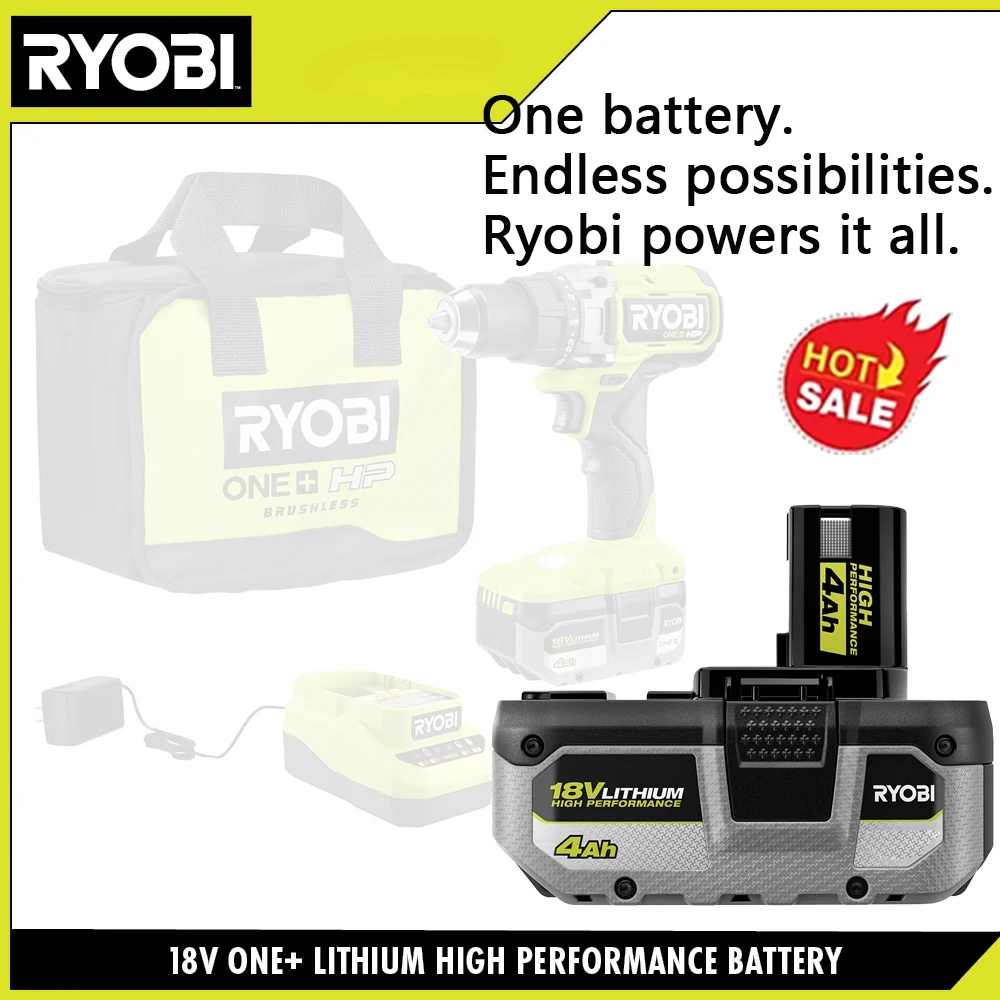 

Love Your DIY Time Get Genuine RYOBI ONE+ 18V 4Ah 6Ah Battery – Enhanced Li-ion Keeps Your Projects Going Longer