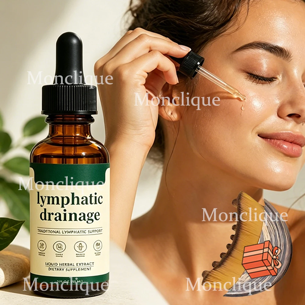 60ml Lymphdrainage-Tropfen Natürliche Kräuterformel Toxin-Elimination Schwellungsreduktion Lymphunterstützende Flüssigkeit