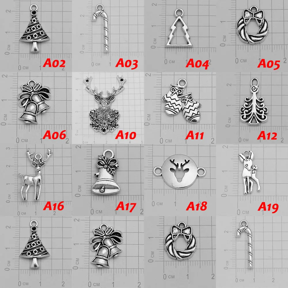 Antique Silver Plated Snowflake Winter Charms Christmas Pendants For Diy Necklace Creation Jewelry Making Supplies Accessories