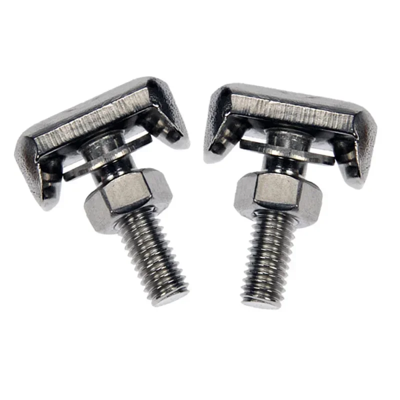 2x Battery Cable Terminal Connectors T-Bolt Replace #19116852 #6X0915138 #64740