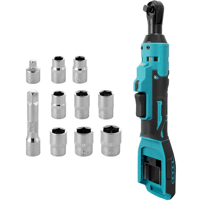 

Для Makita/Dewalt/Milwaukee 18 В литий-ионный аккумулятор, наборы беспроводных ключей с трещоткой, силовой ключ с трещоткой, инструмент для гаечного ключа с храповым механизмом