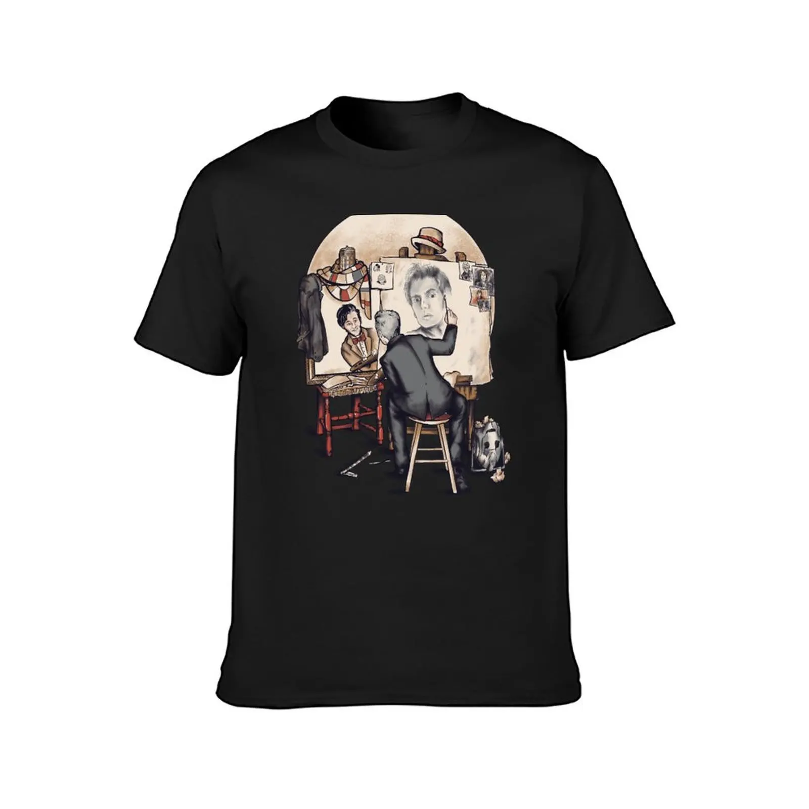 Regenerated Rockwell T-Shirt anime clothes quick-drying graphics mens graphic t-shirts pack