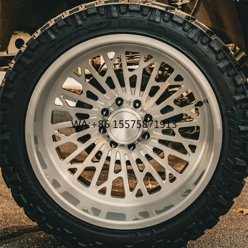 

Кованые диски 8x170 с матовой отделкой, 20x10, 22x12, 24x12, 24x14, Super Single для грузовиков, 8x6.5, 6x5.5, 6x139.7, 8x180, внедорожные диски