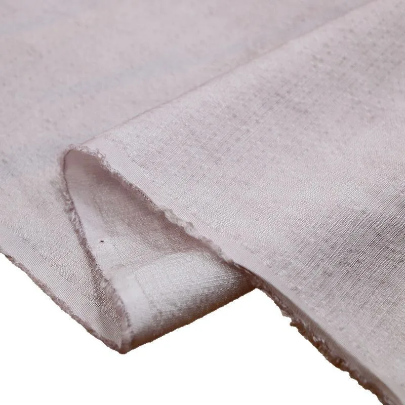 19 Mu silk Tussah fabric dirty dye cold stir-fried pigment elegant