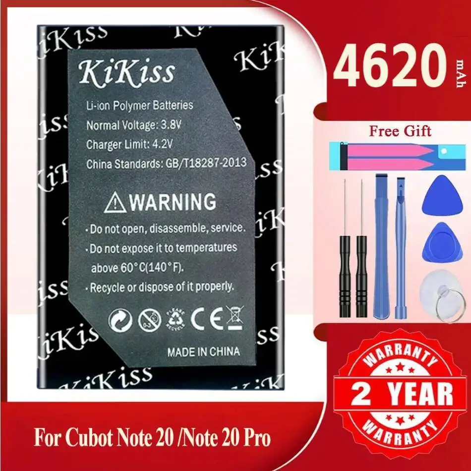 

Аккумулятор Kikiss Note20 емкостью 4620 мАч для Cubot Note 20/Note Pro