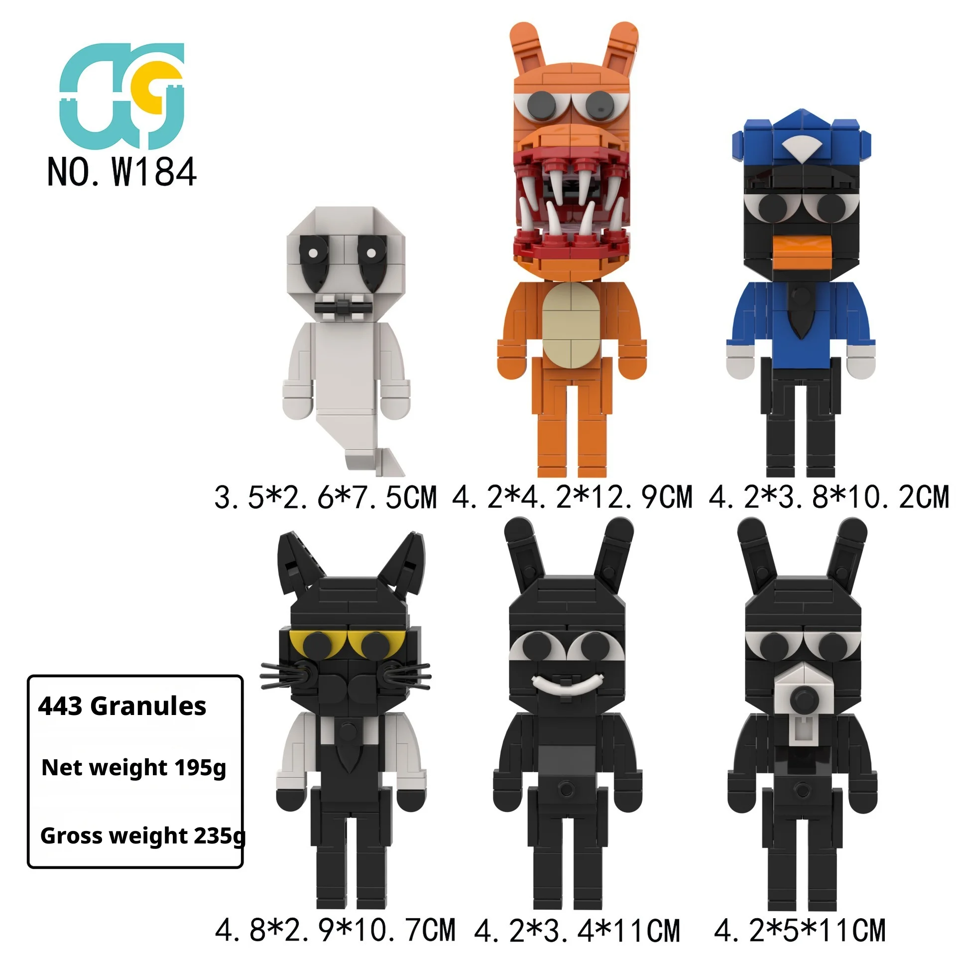 New Animal Hospital Game Peripheral Assembly Building Block Toy Anomaly Cat Dog Penguin Bunny Animal Hospital Model Ornament
