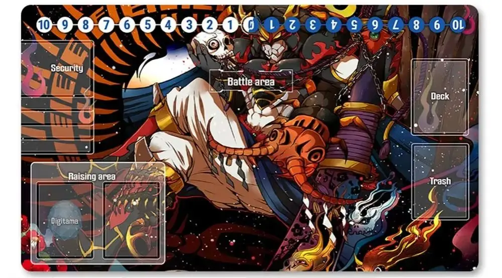 

Настольная игра Digimon Playmat, размер 60X35 см, игровые коврики, совместимые с DTCG - 111071