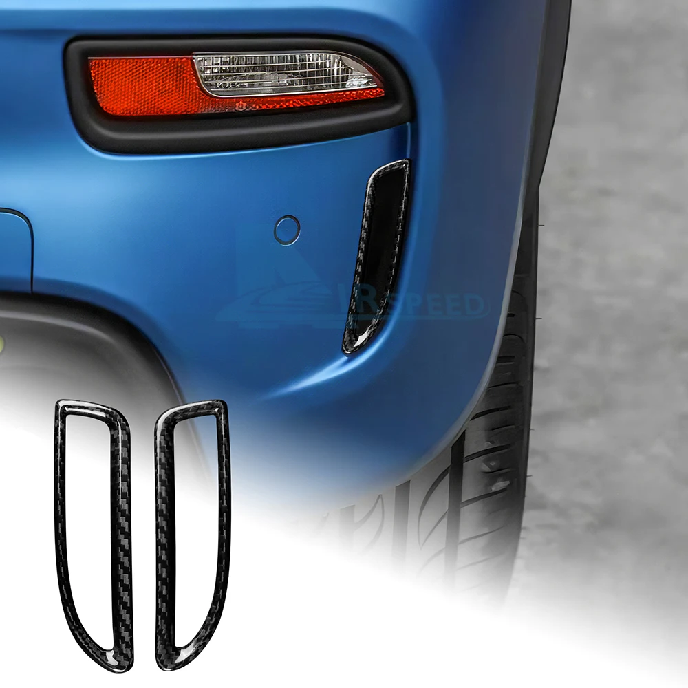 

For Abarth 595 695 2017 2018 2019 2020 2021 2022 2023 2024 Real Hard Carbon Fiber Sticker Car Rear Side Air Intake Frame 1Pair