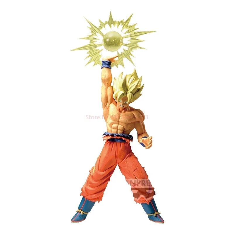Originele Dragon Ball 17 cm Gxmateri Son Goku Super Saiyan Action Figure Pvc Model Stand Standbeeld Kamer Decora Kid Verjaardagscadeau speelgoed