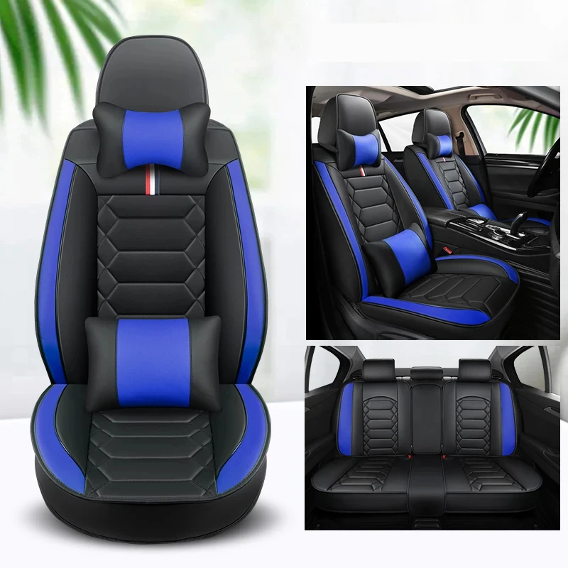 

WZBWZX Universal leather Car Seat Cover for Geely All Models Emgrand EC7 X7 FE1 automobiles styling Car-Styling car accessories