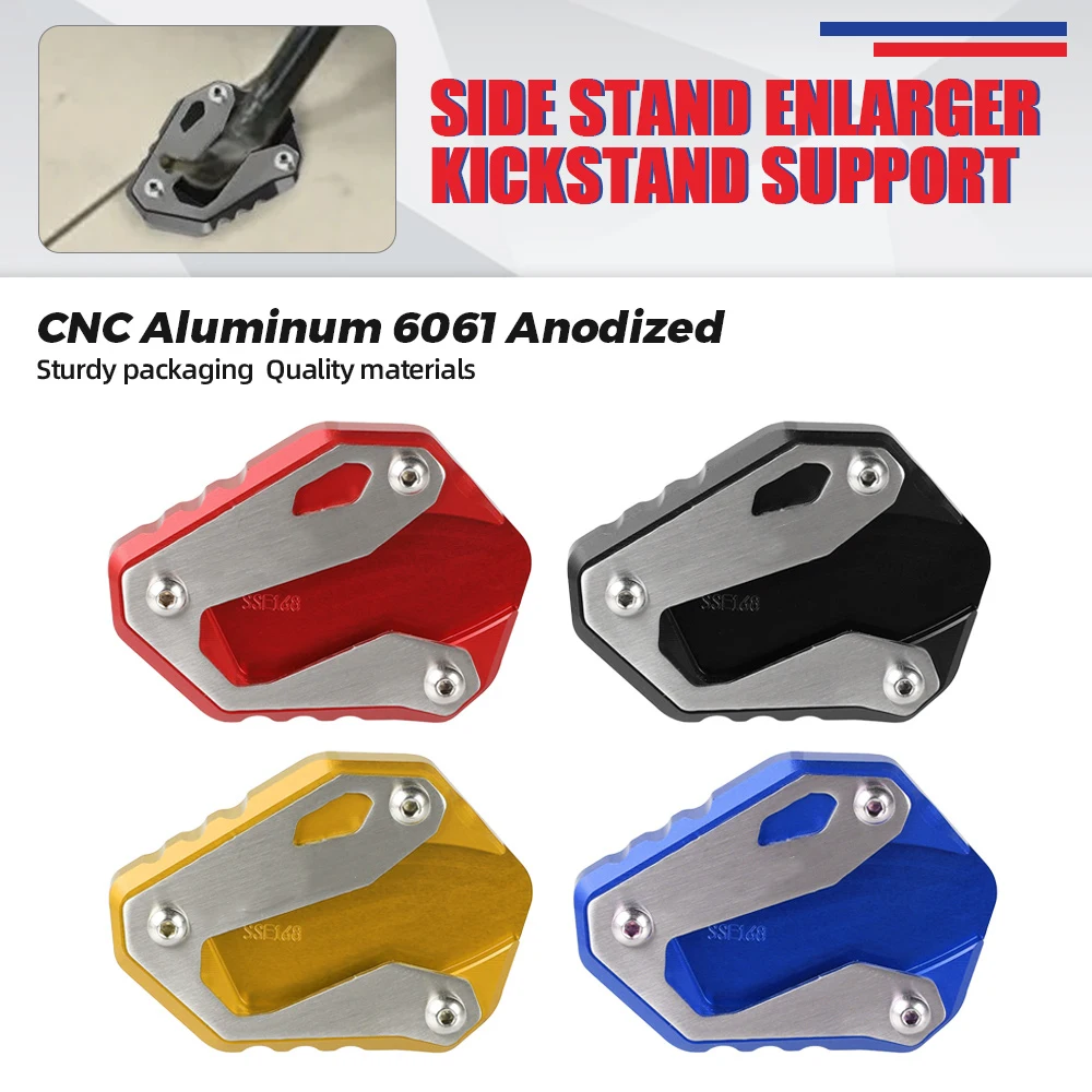 

Motorcycle Kickstand Foot Side Stand Extension Pad Support Plate For YAMAHA NIKEN MT-03 MT-25 MT03 ABS MT25 YZF-R3 YZF R3 R25