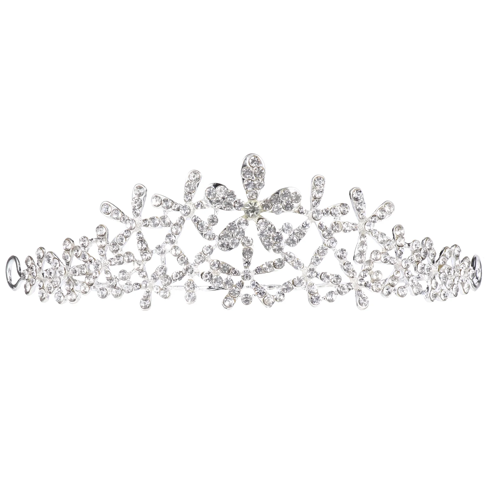 

Headgear Snow Crystal Crown Bride Tiara Prom Hair Accessories Alloy Pageants Wedding