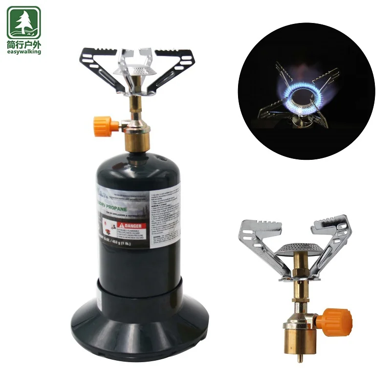 

Outdoor camping stove head Mempu special gas stove integrated head propane butane picnic