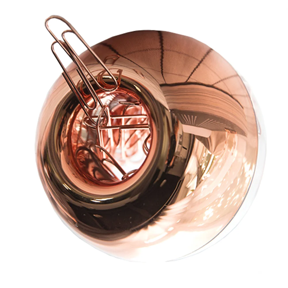 Rose Gold Paper Clip Clips Bookmark Pin Note for School Metal Portable Paperclip