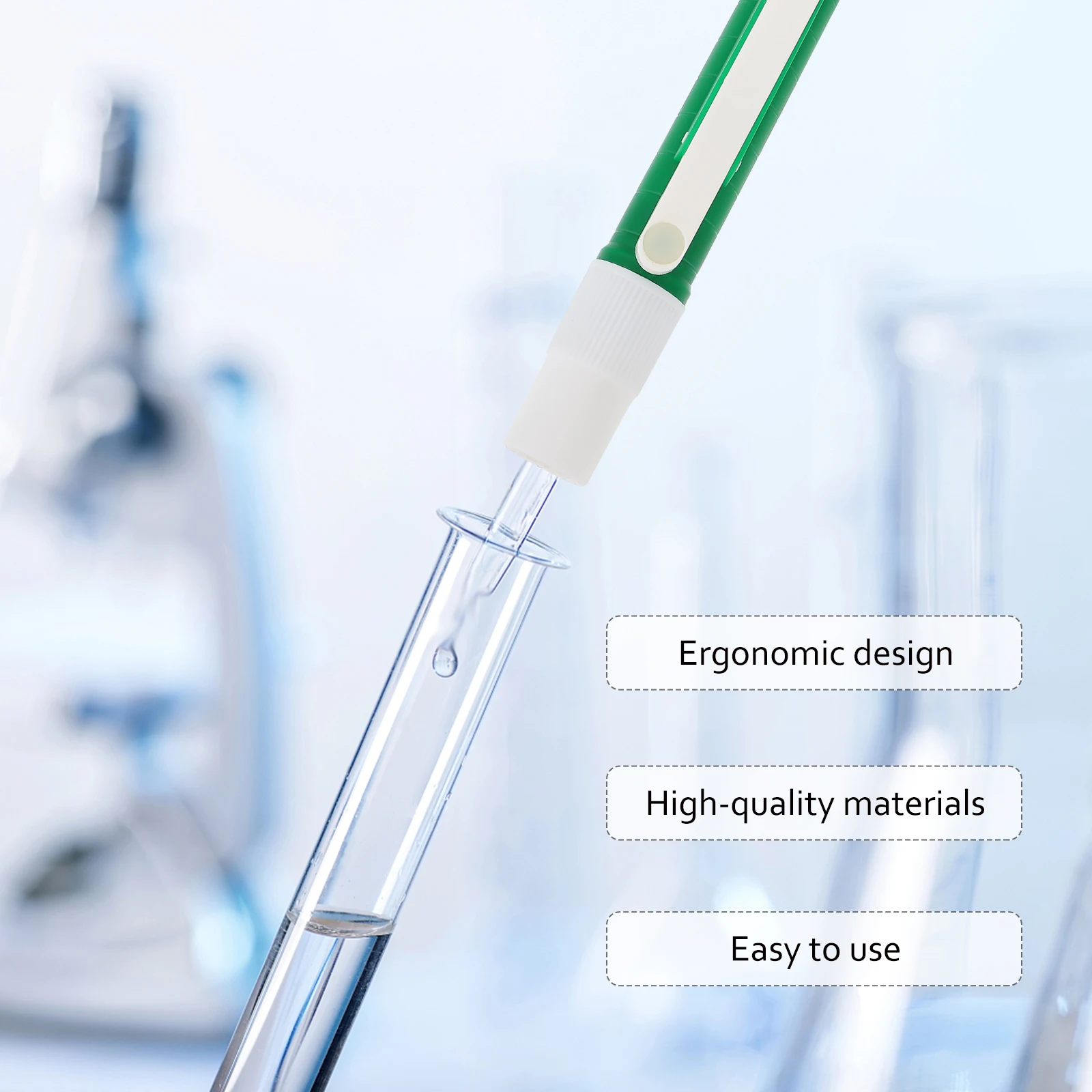 

Laboratory Pipette Pump Plastic Thumb Wheel Design Acid Alkali Resistant Scientific Manual Labs Tool for Precise Liquid
